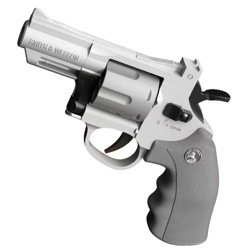 Soft Bullet Toy Gun Set with Ejecting Revolver for Kids, One-Key Detachable Pistol, Continuous Shooting 2