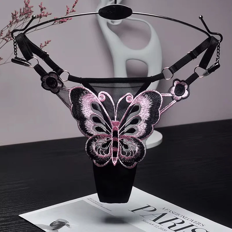 Jdamsixygs Perizoma Donna Sexy Hot Filo Rosso Mutandine Trasparenti - Foto 6