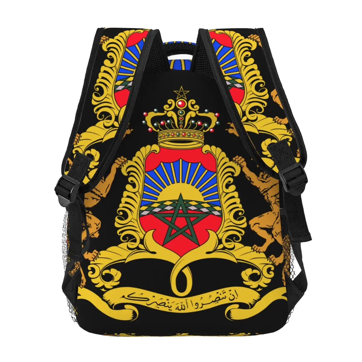 Kingdom Of Morocco Casual Backpack Unisex Students Leisure Travel Computer Backpack