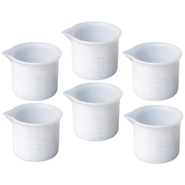 Silicone Measuring Cups, Great for Epoxy Resin Mixing