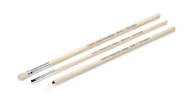 Model Tools Tamiya 87066 Modeling Brush Basic Set 3Pcs/Set Model Painting Brush Accessory DIY Tools