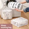Shoe Washing Hanging Bag Household Anti-deformation Washing Bags Home Using Protects Shoes Mesh Bag Laundry Storage Organization 1