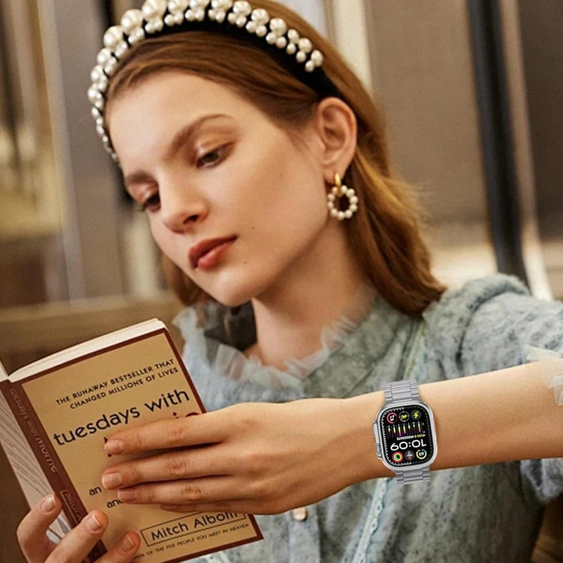 Premium Steel Bracelet Watch Strap - Elegant and Durable Design