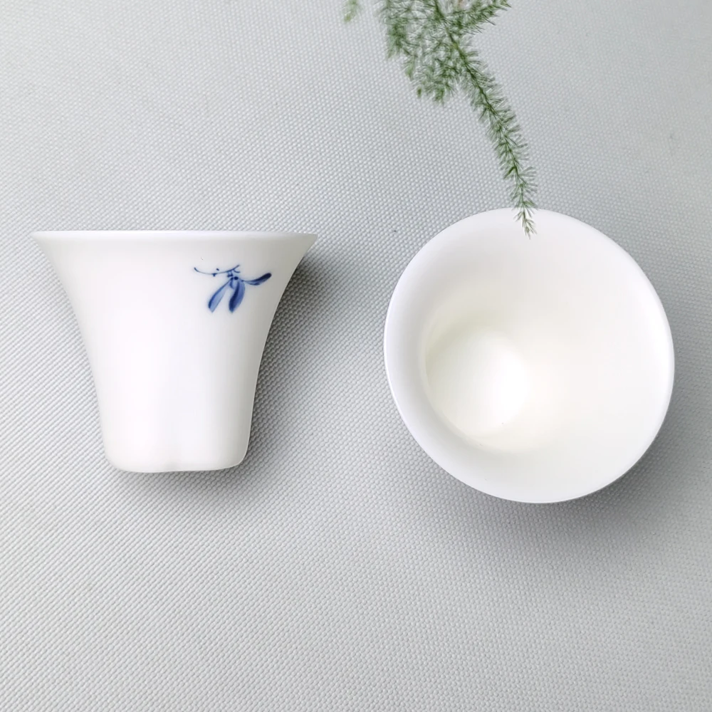 Ceramic 50ml Teacup Chinese Kung Fu Tea Cup 1Pc Porcelain Tea Set Water Mug Drinking Travel Drinkware cup