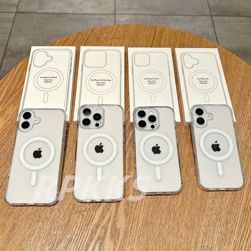 Luxury Wireless Charging Case with MagSafe Magnetic Shockproof Protection