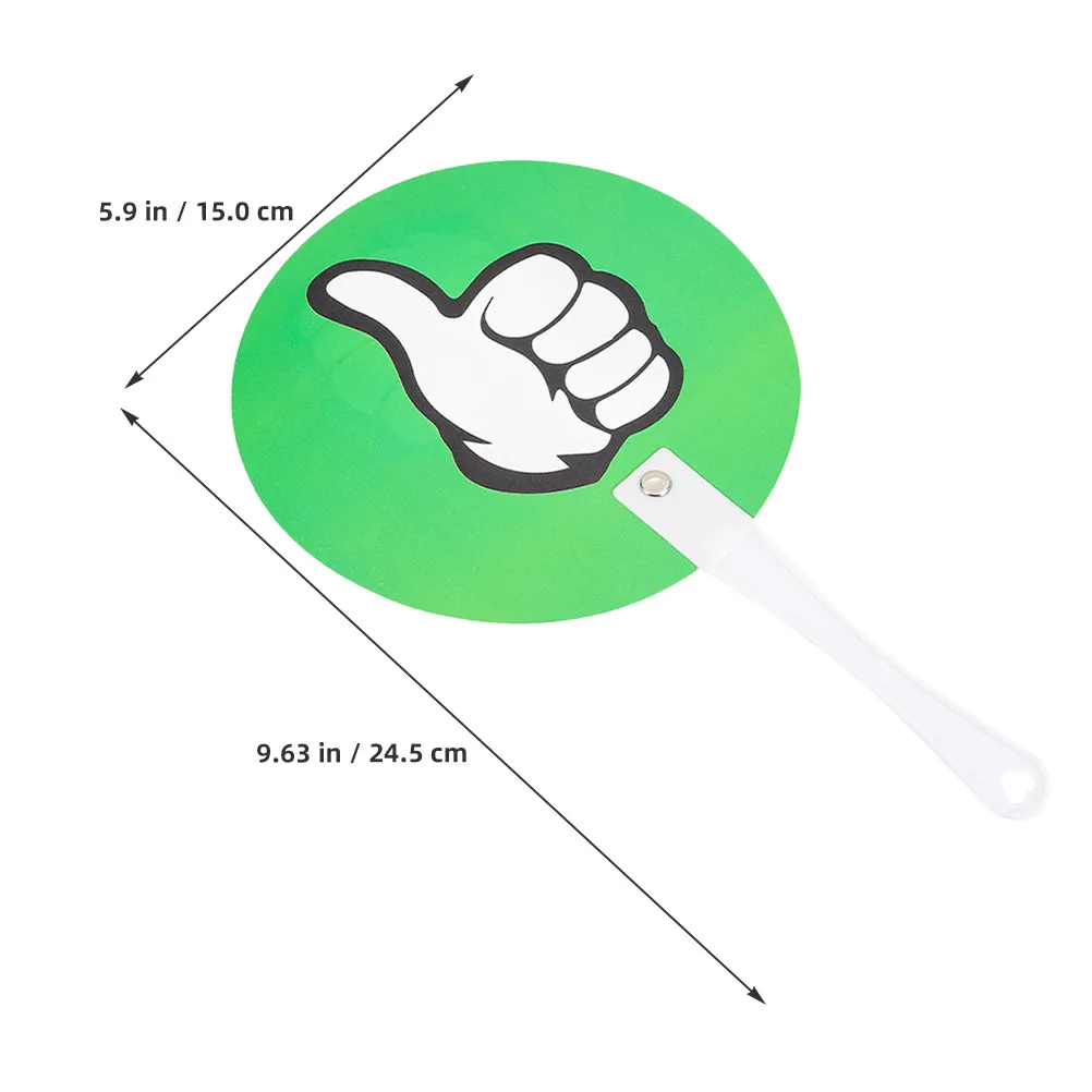 12개 녹색 빨간색 예 아니요 투표 패들 양면 교실 반응 보드 빠른 피드백 교사 학생용 휴대용 도구