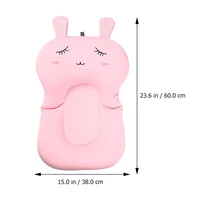 Lovely Cartoon Baby Bath Mat Toddler Bathtub Cushion Infant Hammock Sling Support Bathtub Pad Shower Pillow For Newborn Playtime