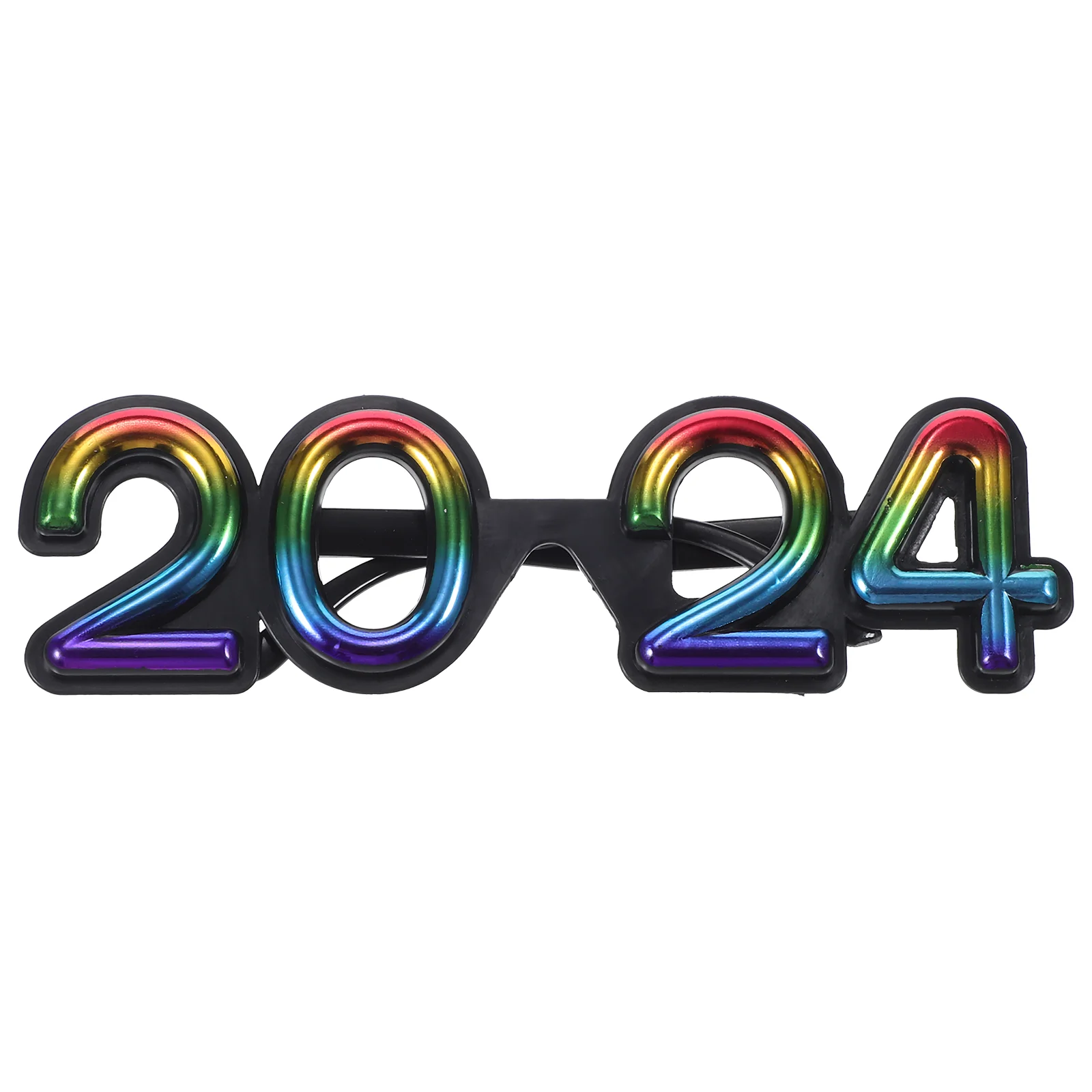 

Colorful Decor 2024 Glasses Modeling Eye Wear Photo Props Party Supplies Funny New Year