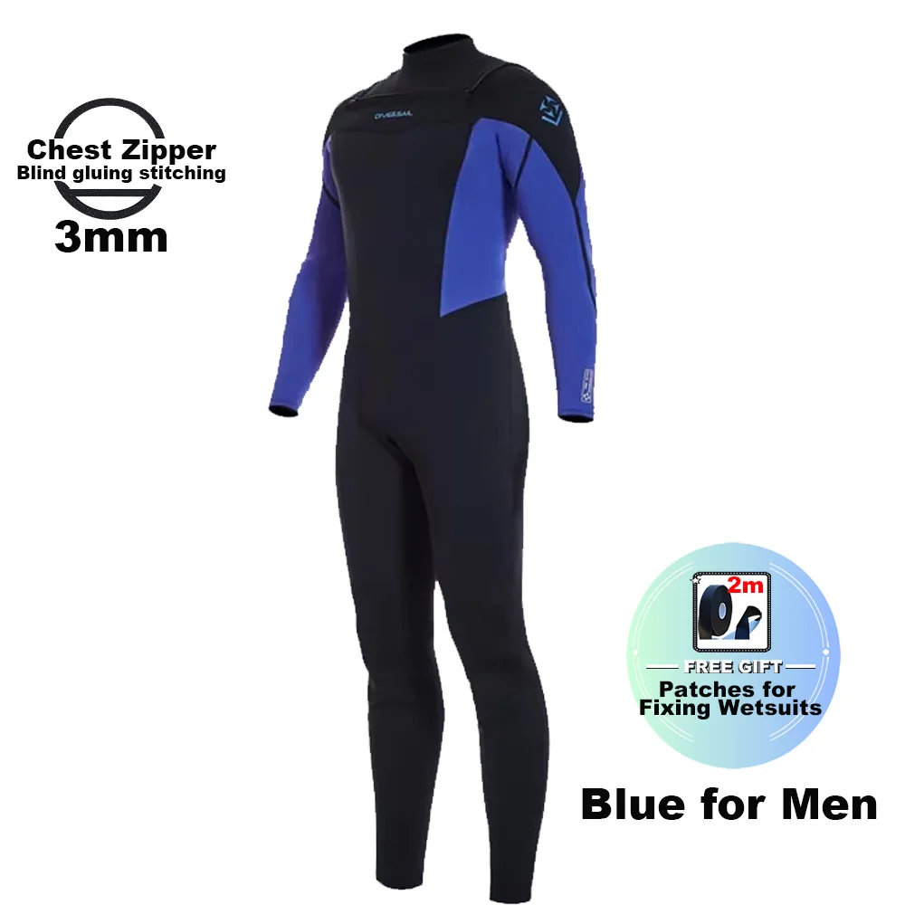 ウエットスーツ 　フロントファスナー　ネオプレン素材　ダイビング　サーフィン 男性と女性のためのネオプレンダイビングスーツ、フロント