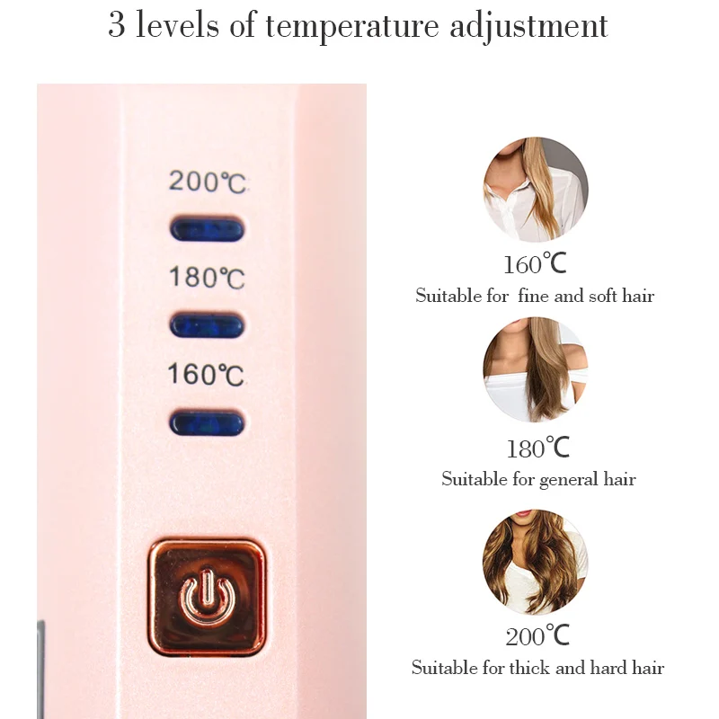Hot Sale Mini Hair Straightener Brush Comb Hair Styling Tools Brush Straightener Comb Hairstyle