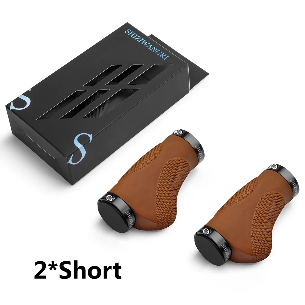 SHIZIWANGRI Fahrradlenker, ergonomische Griffe, TPR-Gummi, bequem für Fahrräder mit variabler Geschwindigkeit, Radfahren, Lenkerabdeckung – Detail 14