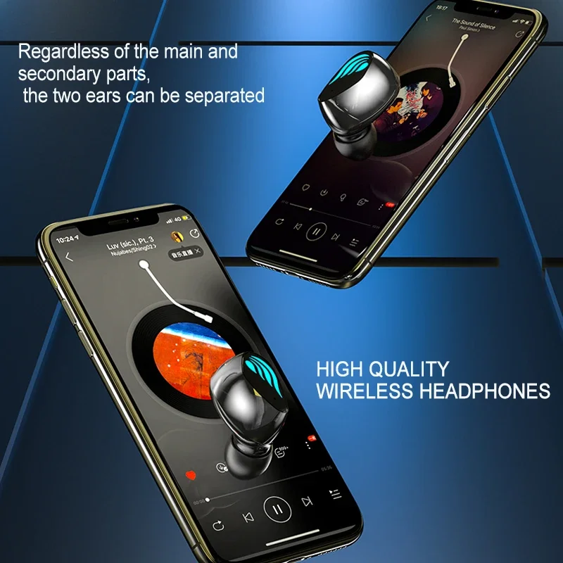 M27 TWS Bluetooth Earphones Noise Reduction Headsets Wireless Headphones HD Stereo Sports Waterproof Earbuds With Mic For Xaiomi