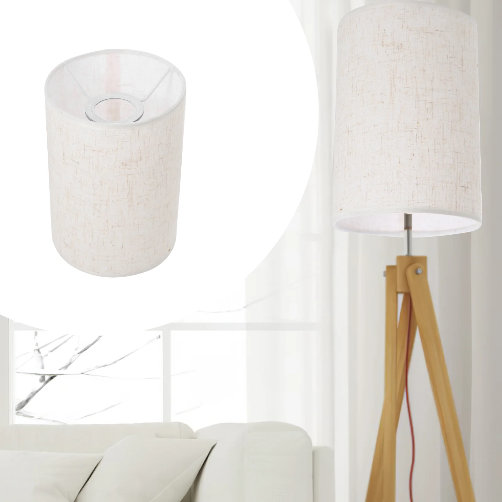

Table Lamp Floor Light Lampshade Modern Linen Lamp Shade Washable Lamp Shade