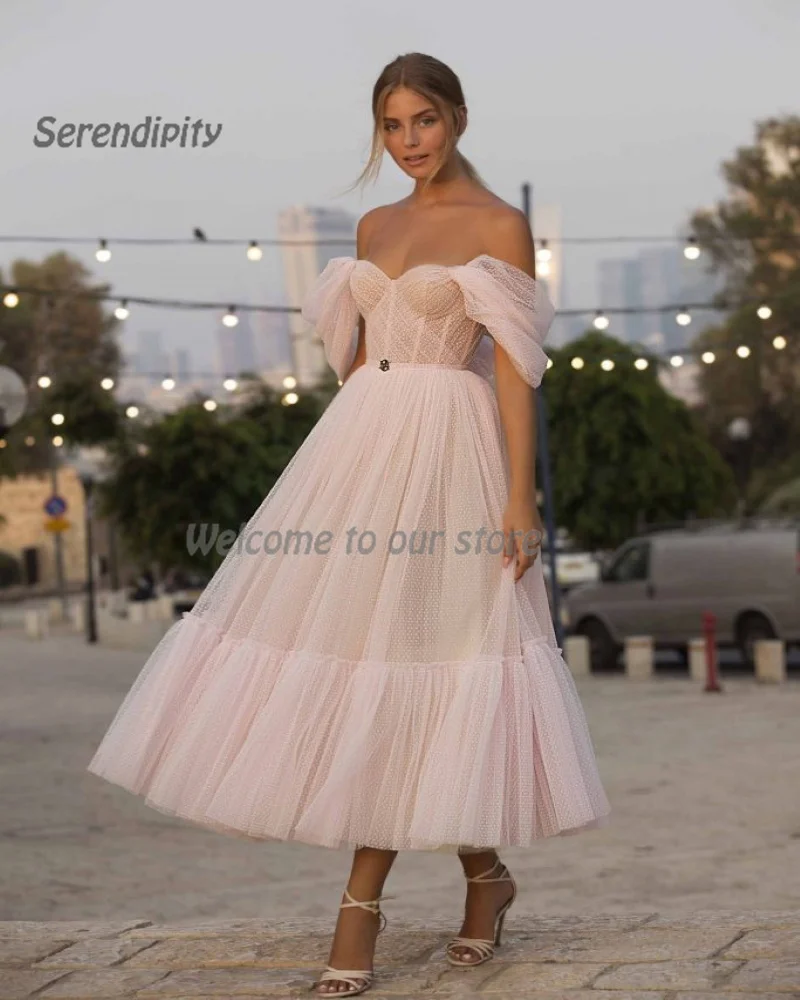 

Serendipity Evening Dress A-Line Off The Shoulder Vestidos de noche Lace Sexy Homecoming Customized Prom Gown For Women 2024