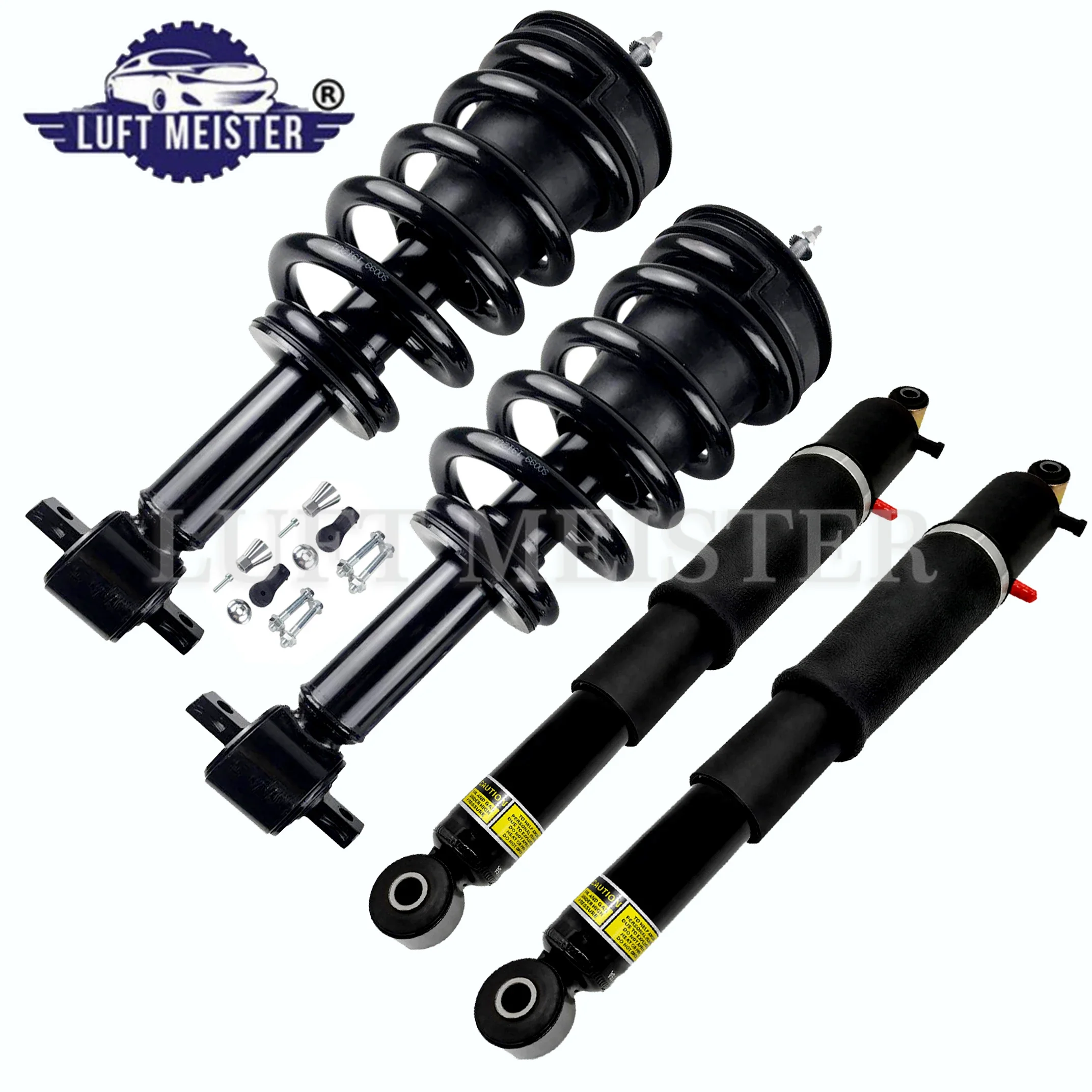 

4PCS Front & Rear Shock Absorber Assy w/ Bypass for Cadillac Escalade GMC Yukon Chevrolet Avalanche 25888683 1575626