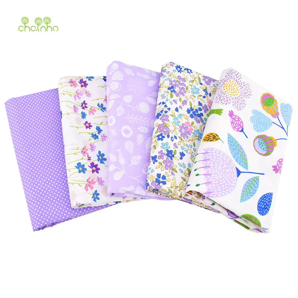 Chianho,Printed Twill Cotton Fabric,Classic Flower Series,Patchwork Cloth For DIY Sewing Quilting Baby&Child's Bedcloth Material