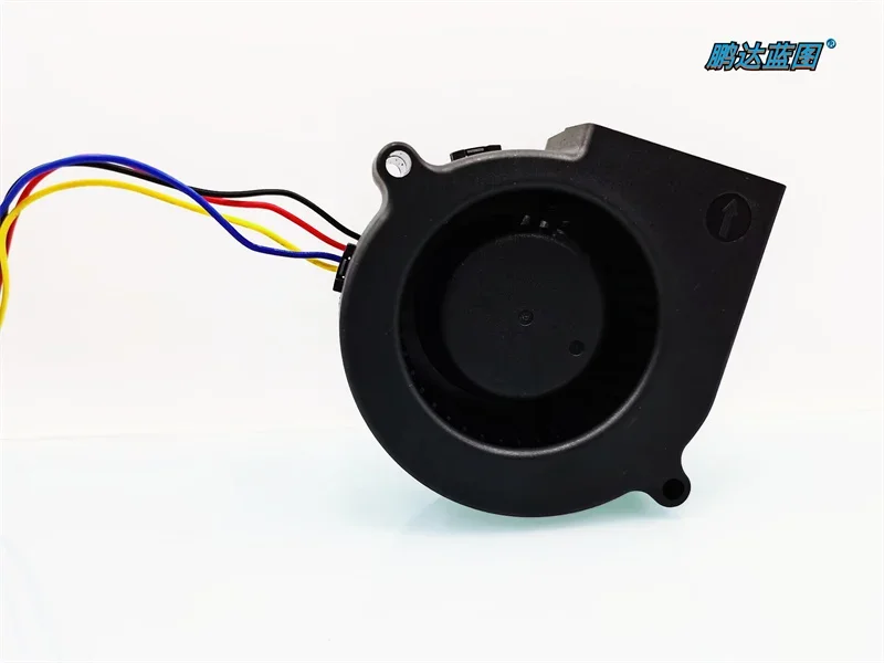 IESAMMY double-ball high-speed 7530 turbo blower PWM temperature control and speed measurement 12V 0.61A fan 75*75*30MM