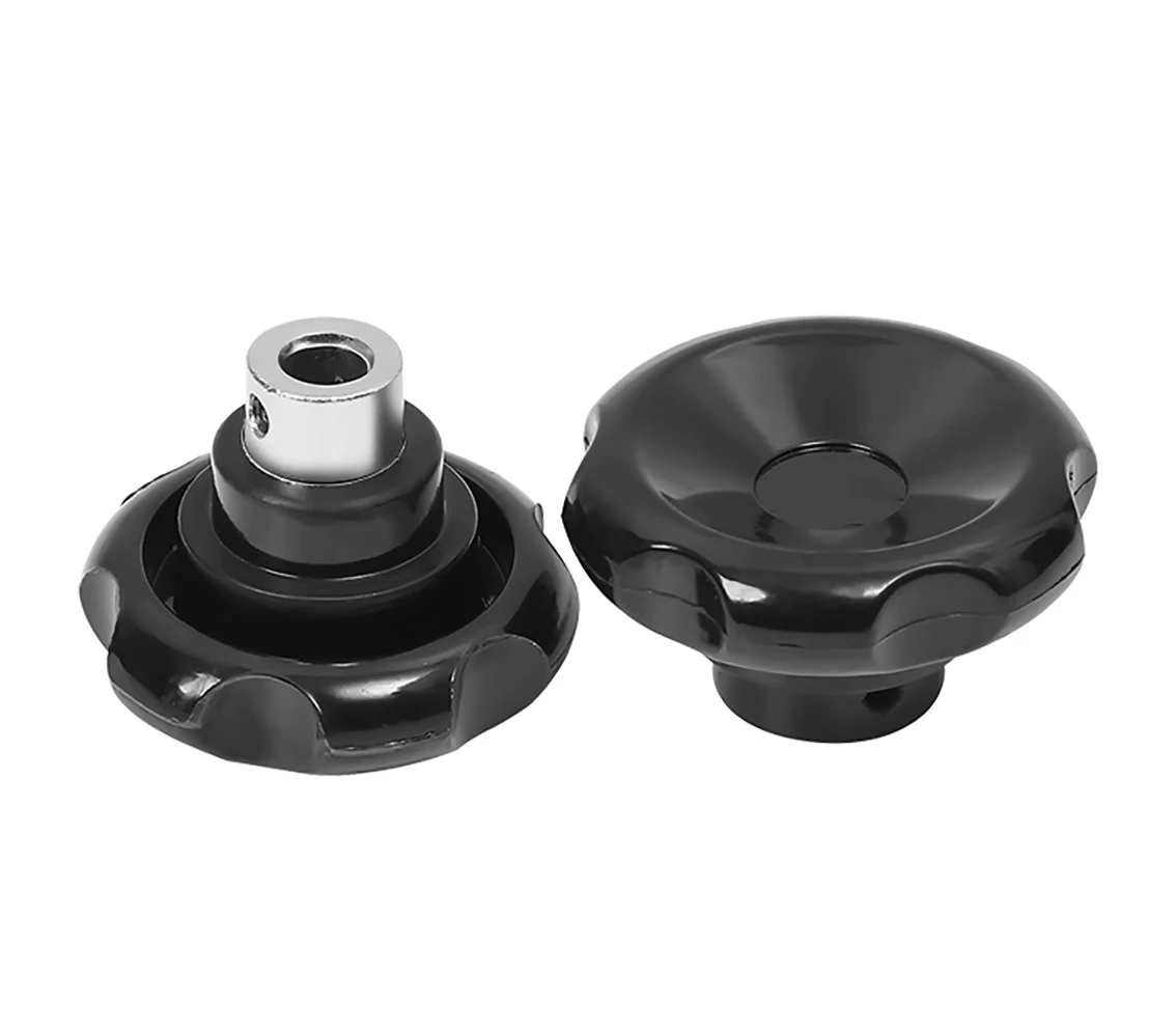 1Pcs Bakelite Round Corrugated Handwheel M8-M12 Machine Tool Handle Six-Star Wave Wheel Hand Tighten Nuts CNC 3D Printer
