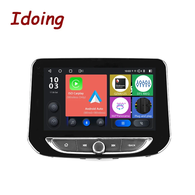 

Idoing9 "Автомобильный Android стерео головное устройство для Chevrolet Orlando 2 2018-2023 радио мультимедиа плеер Видео навигация GPS аудио No2din