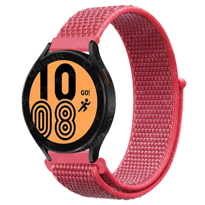 Nylon Loop Sport Watch Band Bracelet, 20mm/22mm Adjustable Strap