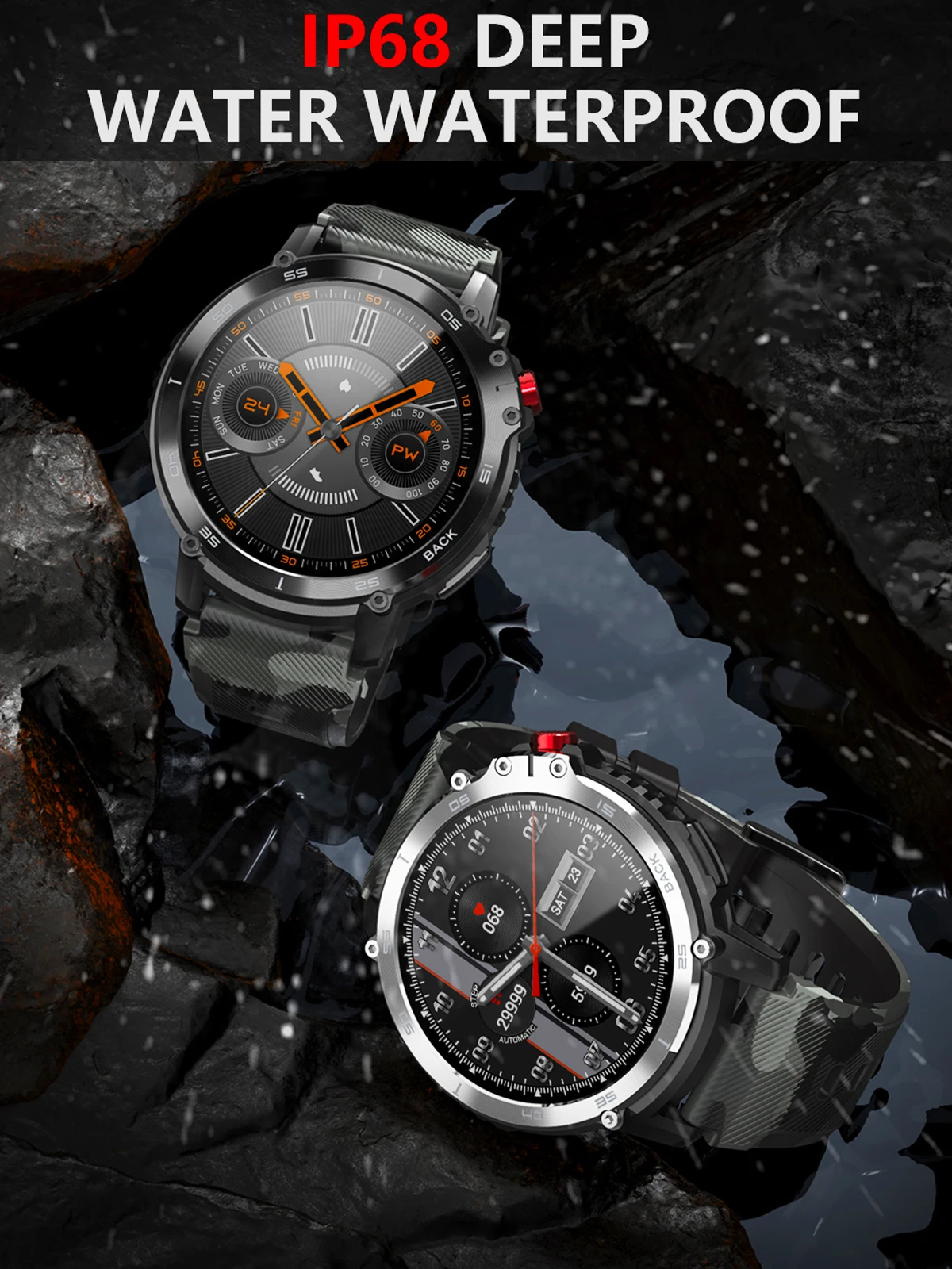 LEMFO Ʈġ ѱ 2023  IP68  C22 ð 4G ROM Bluetooth    Ʈġ   ȭ   smartwatch 2023 ͸  7 ޽