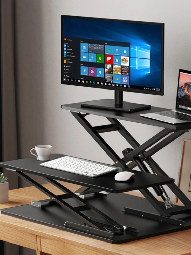 Standing Lifting Table Computer Desks Desktop Increase Notebook Desktop Household Folding Bracket Simple Portable Durable Strong