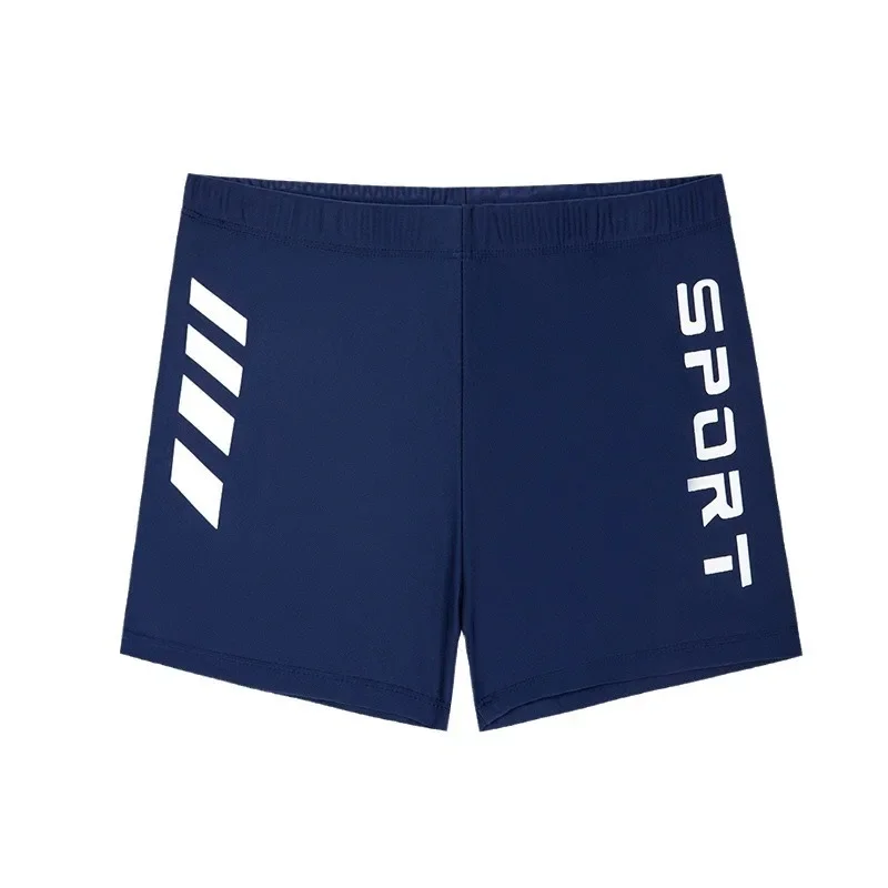 Professional Children's Swimming Trunks Unique Letter Print For Boys Ages 4-12 Swimwear Training Shorts swim trunks swim shorts