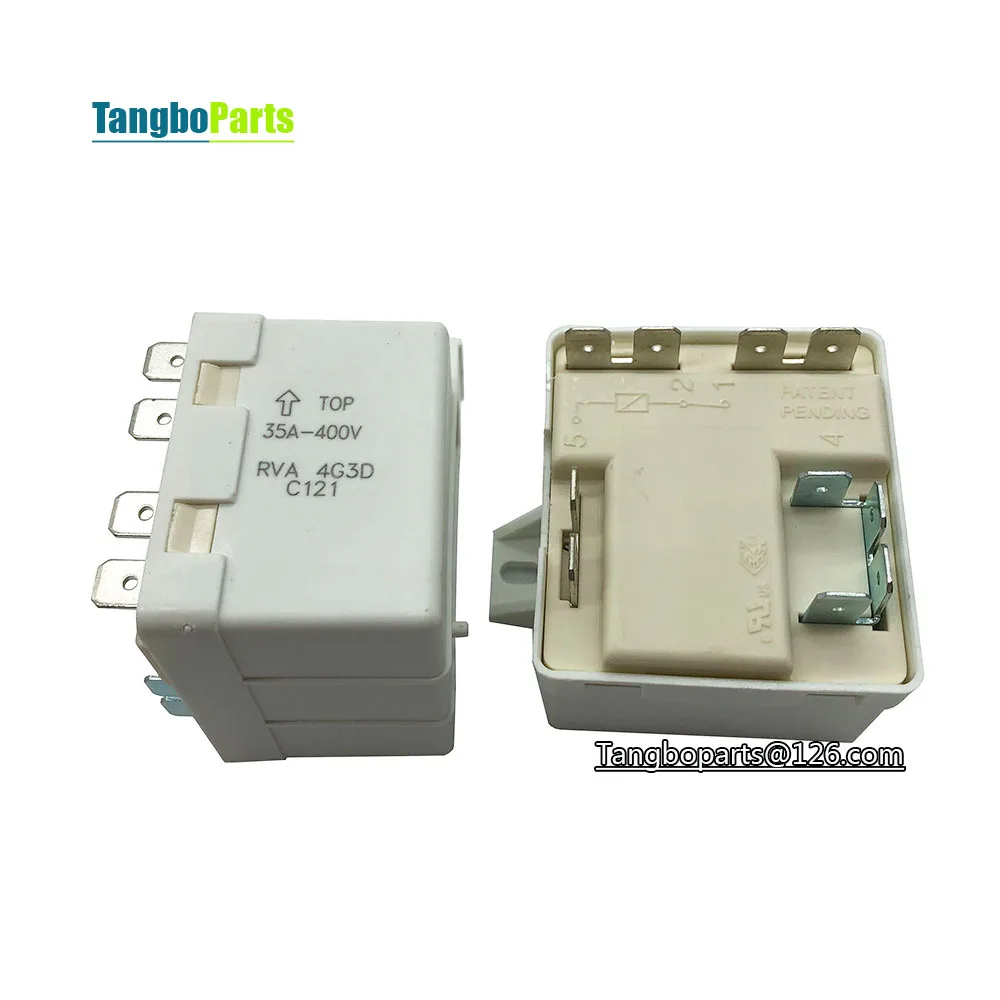 Relais De Démarrage Pour Compresseur – Compatible Machine à Glaçons 35A-400V RVA4G3D – 220V