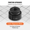 VEVOR 10Ton Hydraulic Knockout Punch Driver Kit 1/2"-2" w/ 6 Dies Carbon Steel Sheet Hole Opener Repair Tool Manual Hole Digger 5