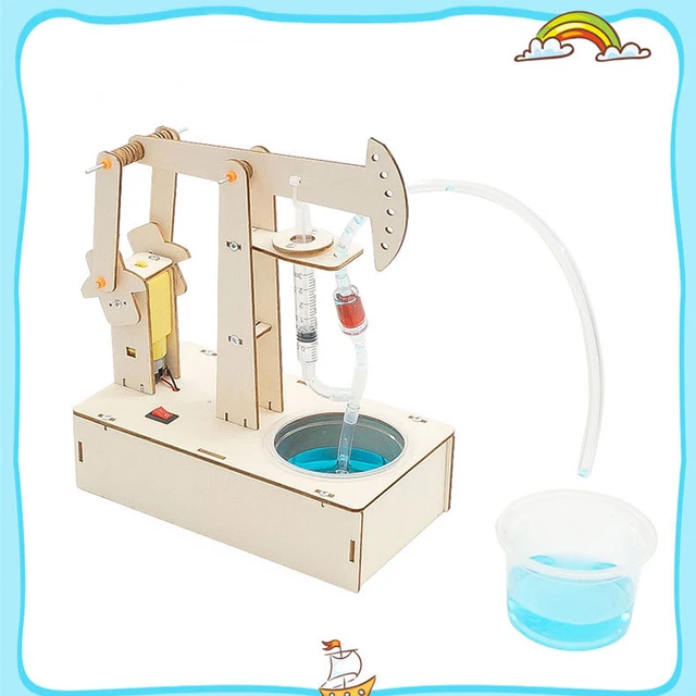 DIY Pumping Water Experiment with Paint 3