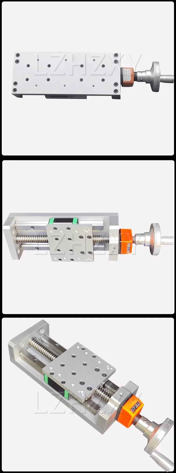 XY-Axis Slide Module T-type screw Tr1804 lifting platform self-locking hand-cran