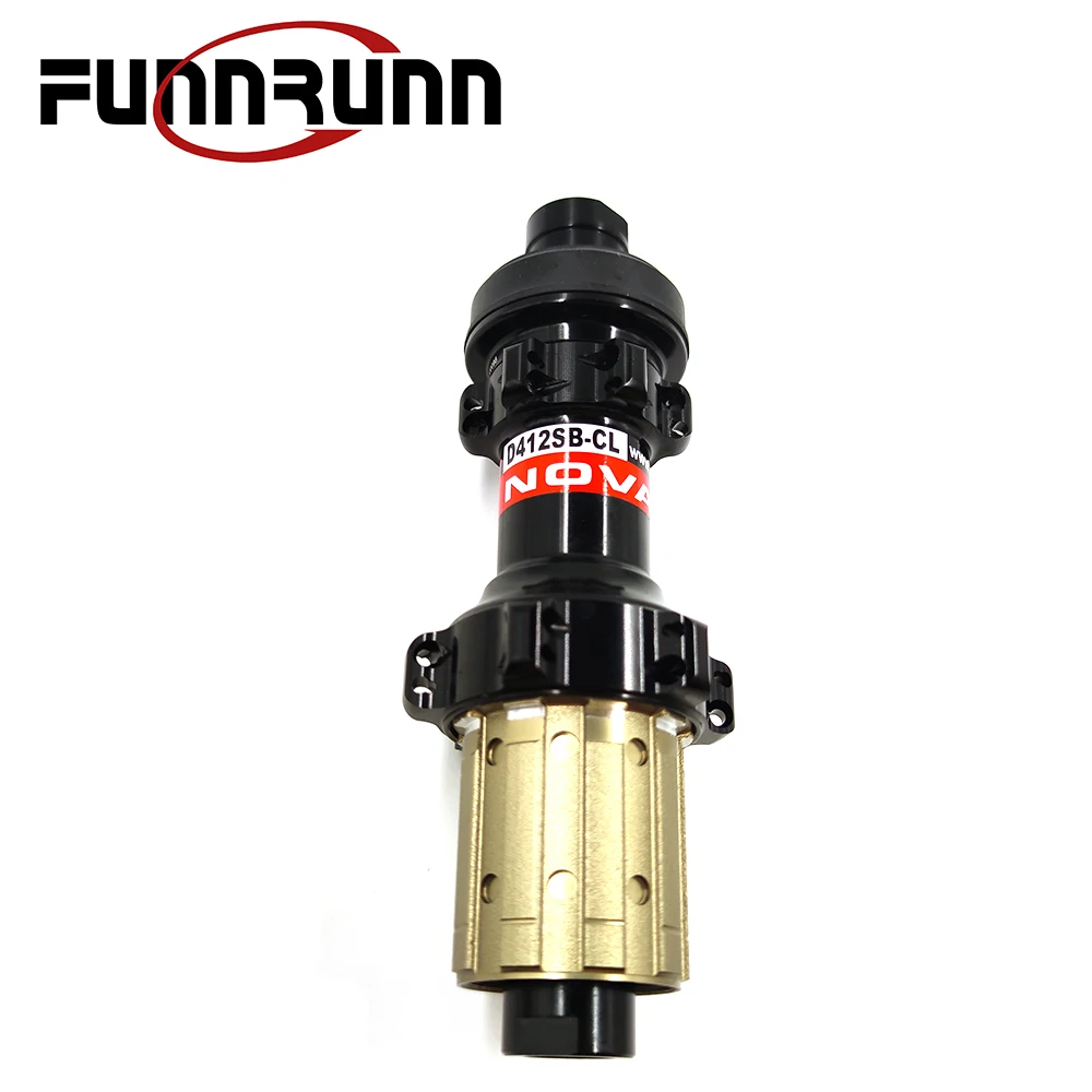 Novatec D412Sb-Cl 24H Straight Pull Center Lock Mozzo Posteriore Qr * 135Mm Assale 0. 4 12*142Mm Mtb Road Disc Brake Cubos Freehub Hg Xd Xdr