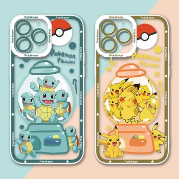 만화 포켓몬 휴대폰 케이스, 샤오미 13T 12T 11T 프로 13 12 11 라이트, POCO X3 NFC X4 X5 F3 F4 GT F5 M5 M5S 소프트 실리콘 커버