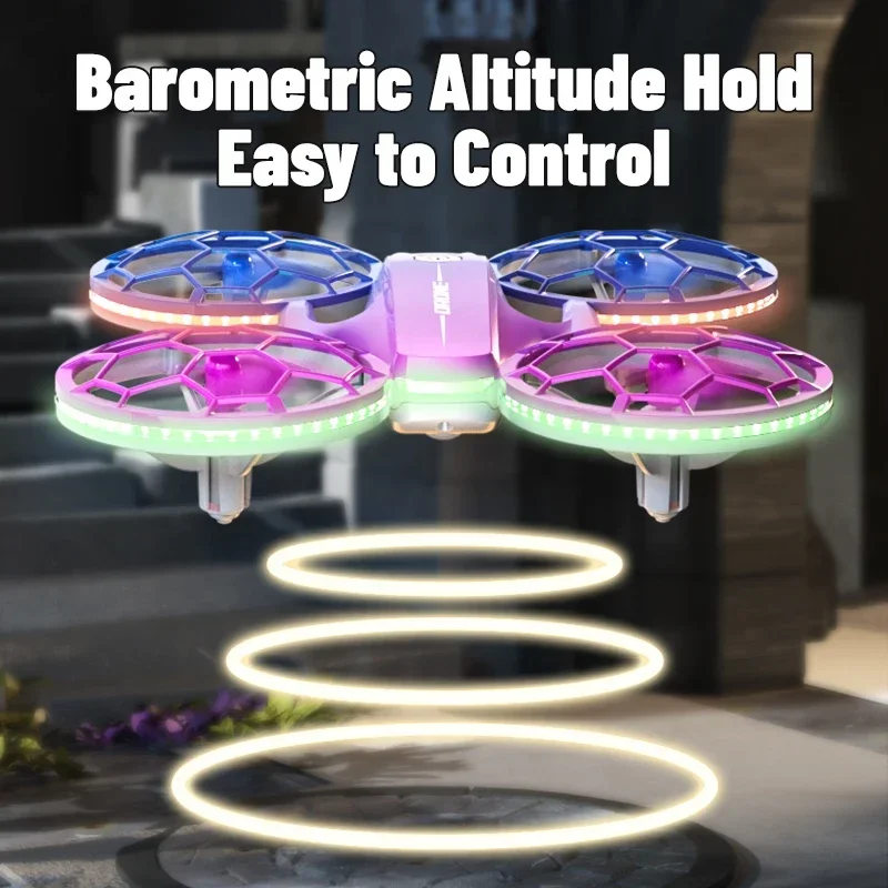 Mini Rotary Flying Drone with Led Light for Racing