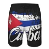 Cuban Flag 3D Printed Swim Trunks Men Cuba Pattern Beach Shorts Drawstring Quick Dry Street Loose Swimwear Surf Board Shorts 1
