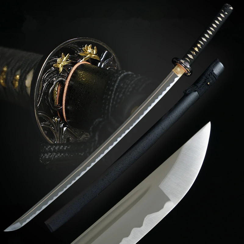 Handmade Masahiro Katanas Full Tang Real 1060 Blade With Blood Groove