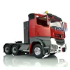 LESU Tractor Truck 1/14 RC Car 6*6 Metal Chassis Painted Cabin Model Roof Light Motor Servo Toolbox Pedal W/O Radio THZH0829 5