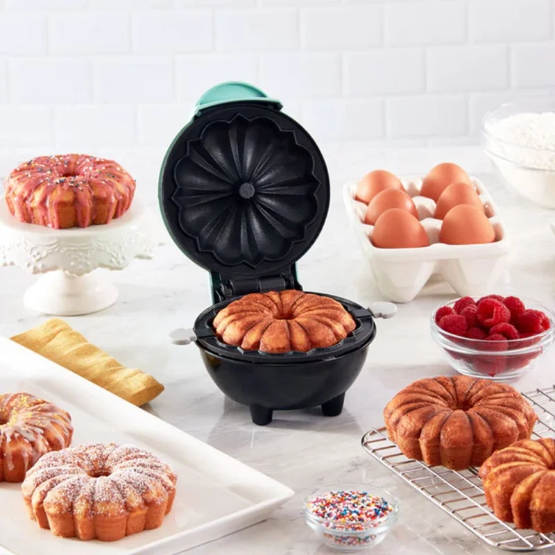 

Min Make Waffle Household Pumpkin Pie Machine Children Breakfast Machine Mini Baking Machine Mini Cake makeing Machine