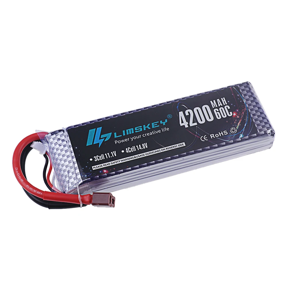 2S 3S 4S Lipo rechargeable lithium batteries 7.4V 11.1V 14.8V 1500mah 2200mAh 3000mah 4200mah 5200mah 6000mah for RC Car Truck Monster Drone Boat Part