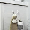 5/10PCS/set Strong Adhesive Hook Non-marking Plastic Bathroom Kitchen Non-perforated Door Cabinet Hook Key Clothes Holder Wall 3