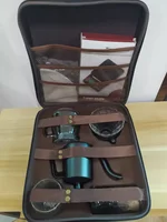 Travel coffee bag manual coffee machine set waterproof packaging 11 pieces gift Arabic coffee tea set GN123TB 1