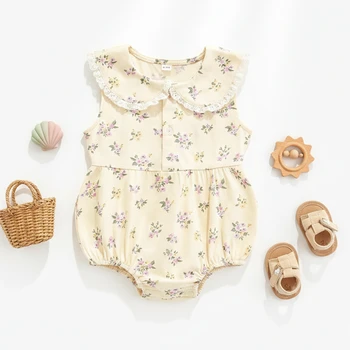 Little Flower Soft Baby Girl Bodysuit 1