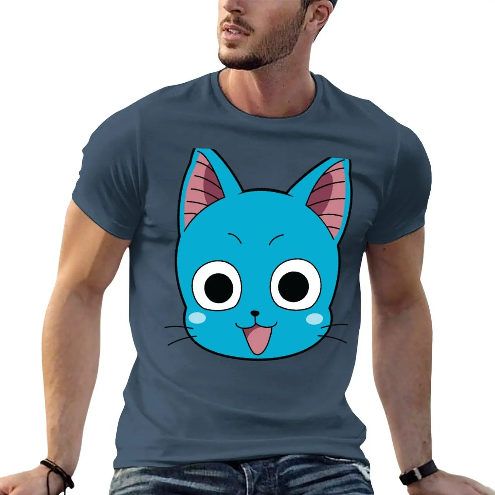 

Happy T-Shirt summer top tees sports fans summer tops clothes for men