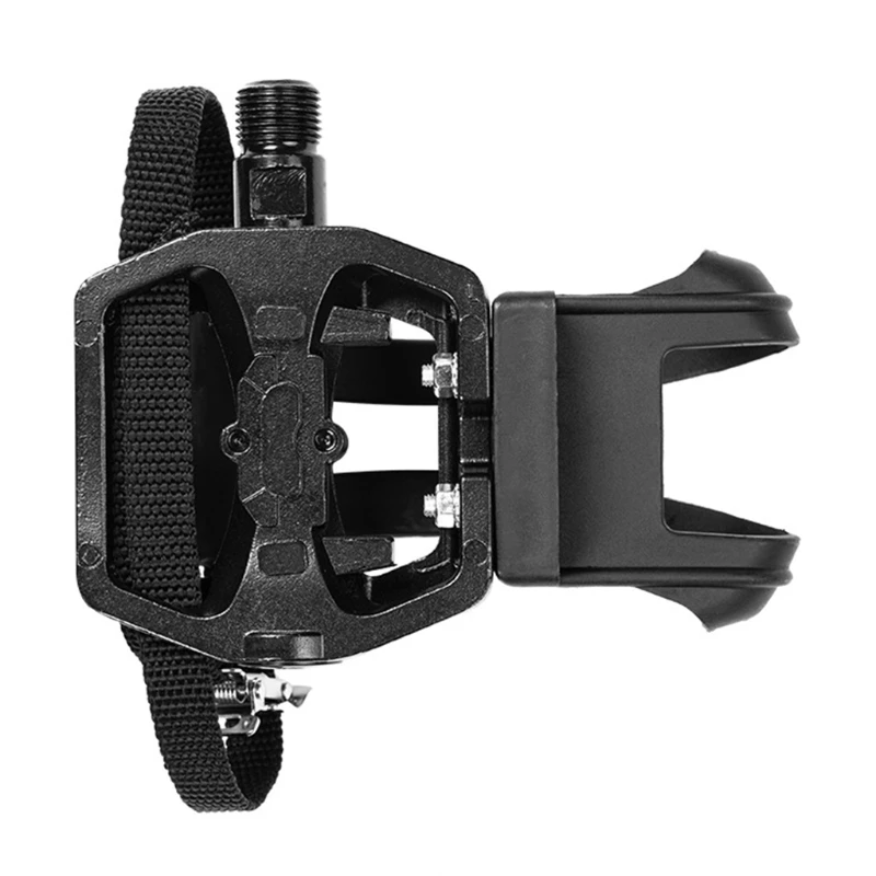 Pedals 9/16'' Spin Bike Pedals Pedal with Toe Clips and Straps Suitable