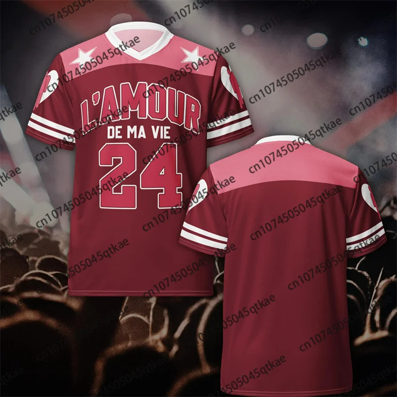 Billie Eilish 2025 Concert T-shirt Football Jersey USA Special