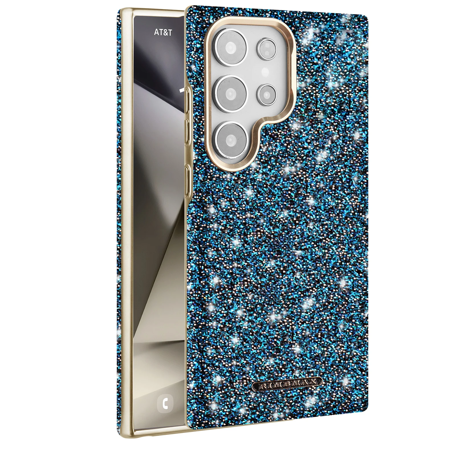 Magnetic Suction Ring Electroplated Anti-Drop Glitter Phone Case