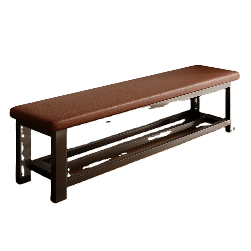 Gym Locker Room Bathroom Lounge Area Shoe Change Stool Home Seat Cushioned Shoe Rack Storage Cabinet