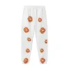 New Fashion Men's Women's Same Foam Printing High Street Loose Hooded Sweater with Casual Sweatpants Set 2