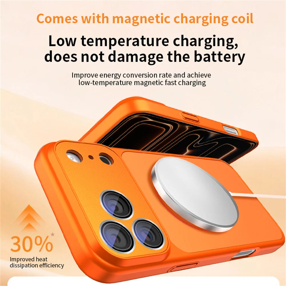 Premium Magnetic Shockproof Phone Case with Lens Protection Cover