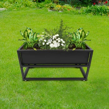Elevated Planter Box for Herbs and Flowers 1